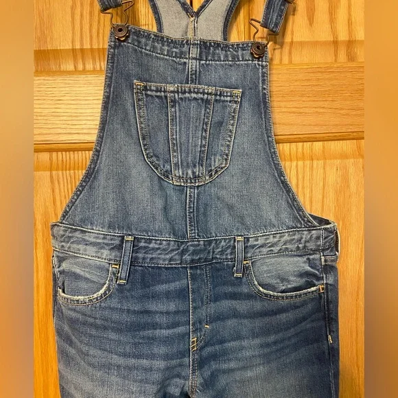 Abercrombie Kids Girls Denim Blue Jean Overalls Size XL - Picture 5 of 5